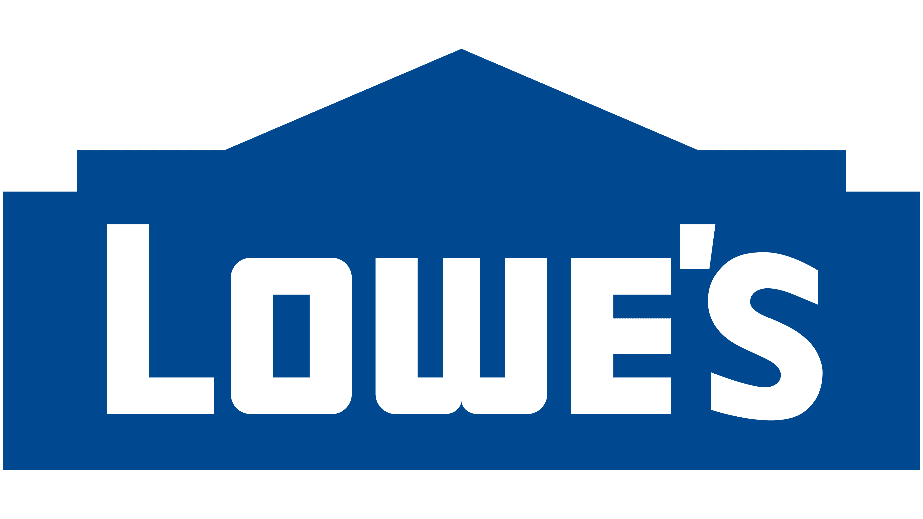 Lowe's logo, lowe's, net 30 account, business card